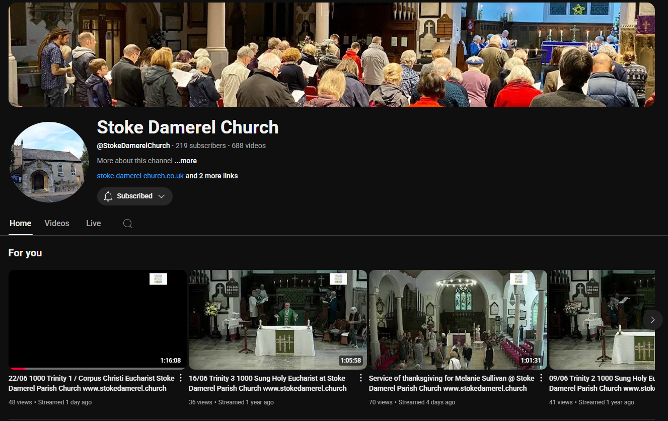 YouTube Page Link